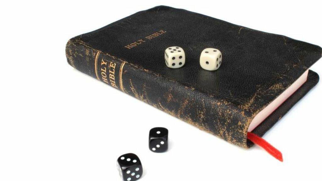 bible verses about gambling