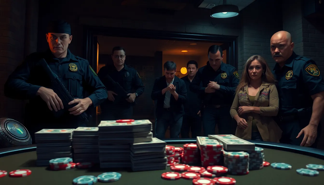 illegal gambling bust